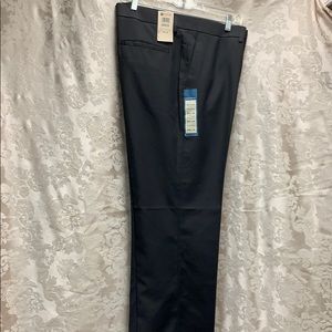 NWT Haggar Performance Microfiber Slack 36x29 Grey